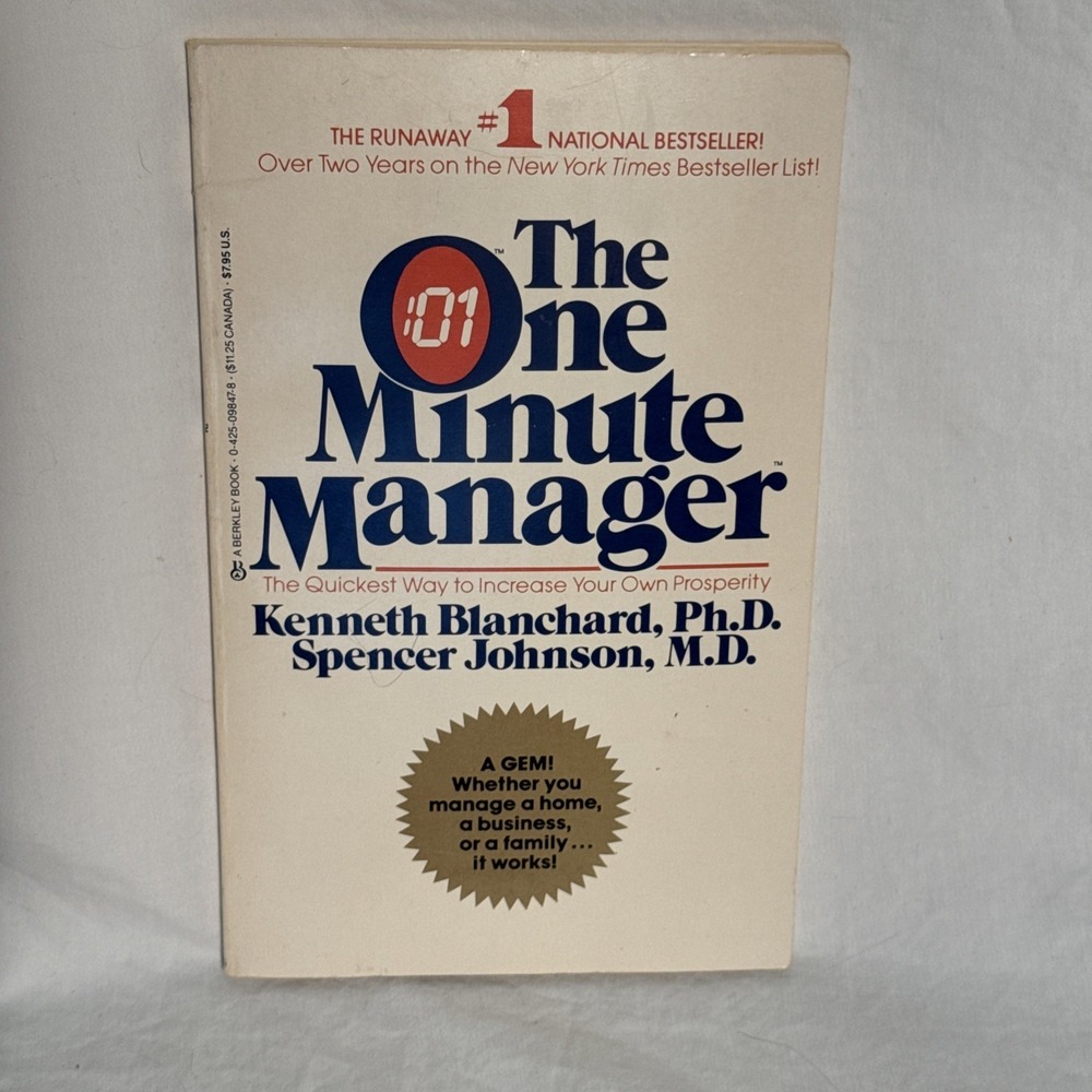 The One Minute Manager - Paperback By Blanchard & Johnson - GOOD
